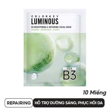 Hộp 10 miếng Mặt nạ Colorkey B3 Dưỡng sáng da Luminous B3 - Giá chỉ 169.000₫ 9