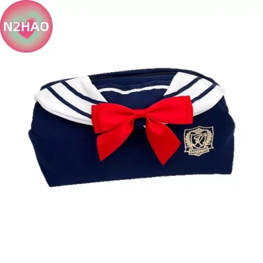 Hộp Bút Dễ Thương N2HAO Phong Cách Đại Học Nơ JK, Dung Tích Lớn, Đa Năng - Giá 119.124₫