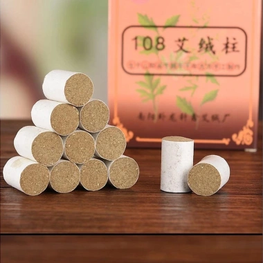 Hộp điếu ngải cứu 108 đoạn- viên ngải 108 đoạn dùng với hộp ngải, con lăn ngải 3