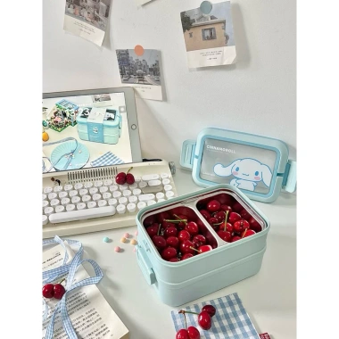 Hộp đựng cơm Bento Cinnamoroll My Melody Marsica Saảni - Khay giữ nhiệt, Giá ưu đãi 310.000 VND