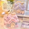 Hộp đựng tiết kiệm két mini có khóa và tay cầm thiết kế nhỏ gọn tiện dụng cho trẻ em