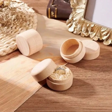 Hộp Gỗ AVENULL Đựng Hình Tròn - Bảo Quản Nhẫn Gỗ Tự Nhiên Giá Ưu Đãi 58,320 VND