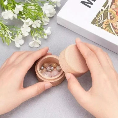 Hộp Gỗ AVENULL Đựng Hình Tròn - Bảo Quản Nhẫn Gỗ Tự Nhiên Giá Ưu Đãi 58,320 VND
