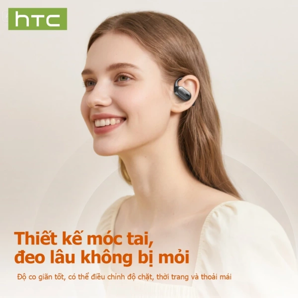 Hình ảnh sản phẩm HTC NE08 Tai Nghe Bluetooth AI 6.0 Dịch 135 Ngôn Ngữ, Âm Thanh HiFi Loa 10mm Giá 262.900đ