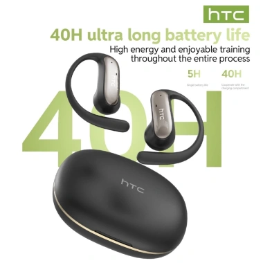 HTC NE52 Tai Nghe AI Phiên Dịch bluetooth 6.0 IPX5 âm thanh qua xương tai chống thấm mồ hôi tốt Hợp Thoại Chỉ giảm tiếng ồn Có micro 4