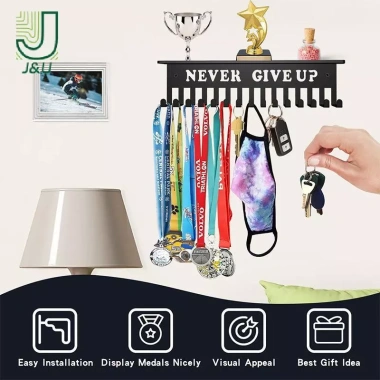 J & U Huy chương treo tường khung đỡ giải thưởng Karate giảm giá 85.000 7