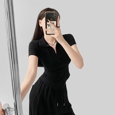 KARLEY Áo ôm body nữ phong cách Mỹ sexy tay ngắn - giảm giá 20% 145k 7 KARLEY Áo ôm body nữ phong cách Mỹ sexy tay ngắn - giảm giá 20% 145k 7