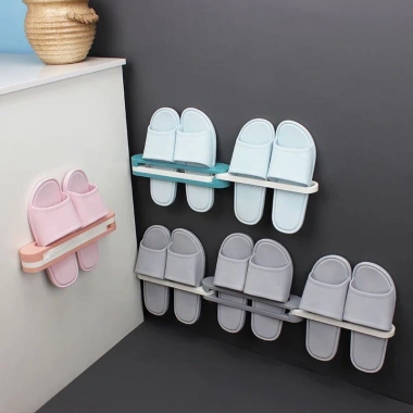 Kệ để giày dép dán tường gấp gọn - Tiết kiệm không gian, giá chỉ 35.000 VND