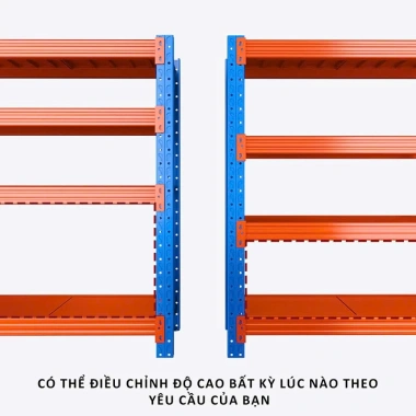 Kệ Kho Hàng Đa Tầng Sắt Lắp Ghép - Giá 1.752.999 VNĐ cho Xưởng, Nhà Máy