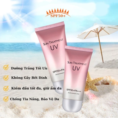 Kem Chống Nắng Trắng Da SUN UV SPF50+++ - Chống Tia UV, Sáng Hơn Gấp 2 Lần, Giá Chỉ 49K 2