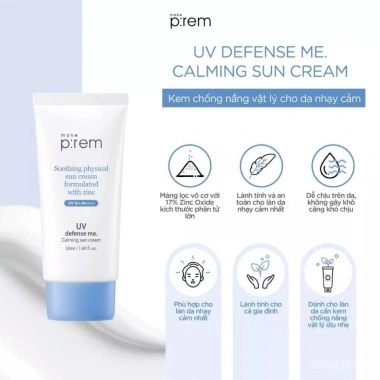 Kem Chống Nắng Vật Lý Bảo Vệ Da 50ml - Làm Dịu & Sáng Da Giá Cực Tốt 124552đ 5