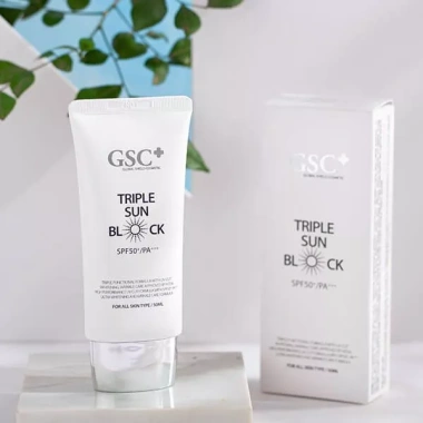 Kem chống nắng vật lý GSC Triple Sun Block & BB Cream 50ml nâng tone bảo vệ da giá 510k 5