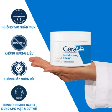 Kem Dưỡng Ẩm CeraVe Cho Da Khô 453g - Giảm 18% Chỉ 720.000đ Của Mỹ Chính Hãng 4