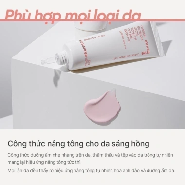 Kem Dưỡng Ẩm Làm Sáng Chống Nắng Innisfree Jeju Cherry Blossom SPF 50+ 50ml - Giảm 110k
