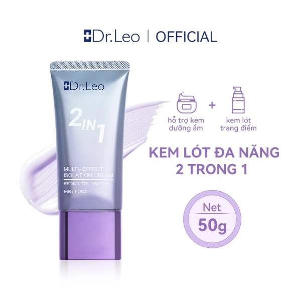 Hình ảnh sản phẩm Kem Lót Dr.Leo 2in1 Trang Điểm Iềm Dầu Nâng Tông Hiệu Quả 50g - Giảm Từ 193.980 Xuống 159.000 VND