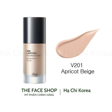 Kem nền lâu trôi cánh bóng Ink Lasting Foundation Glow The Face Shop 30ml - 379.000₫