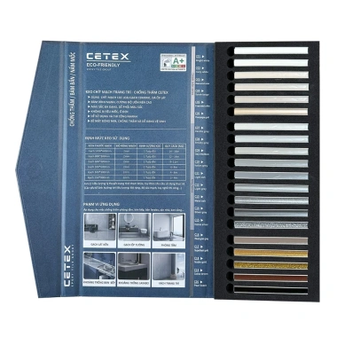 Keo chít mạch 2 thành phần Cetex - Epoxy chống thấm, bám bẩn, bám ron gạch, giảm giá 165k