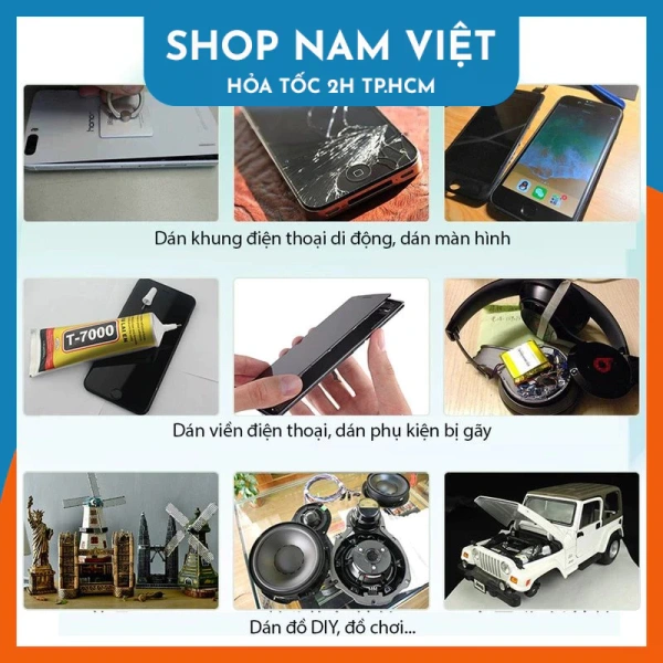 Hình ảnh sản phẩm Keo dán màn hình & viền điện thoại B7.000 T7.000 - Dán chắc, chịu nhiệt, giảm giá 23.000 VND