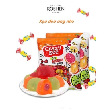 Kẹo Dẻo Trái Cây Crazy Bee Roshen Giảm Giá Cực Sấu - 240k Thay Vì 307k