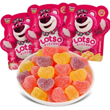 Kẹo Dẻo Trái Cây Gấu Dâu Lotso Gói Nhỏ 4-6c - Giá Rẻ 25.500đ Kẹo Dẻo Trái Cây Gấu Dâu Lotso Gói Nhỏ 4-6c - Giá Rẻ 25.500đ