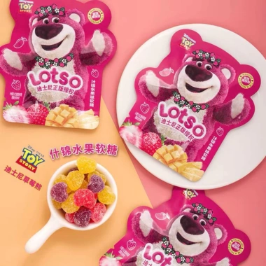 Kẹo Dẻo Trái Cây Gấu Dâu Lotso Gói Nhỏ 4-6c - Giá Rẻ 25.500đ