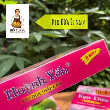 Kẹo Dừa Bến Tre Thập Cẩm Huỳnh Yến 400gr Giá Rẻ - Đặc Sản Truyền Thống Bếp Của Vũ