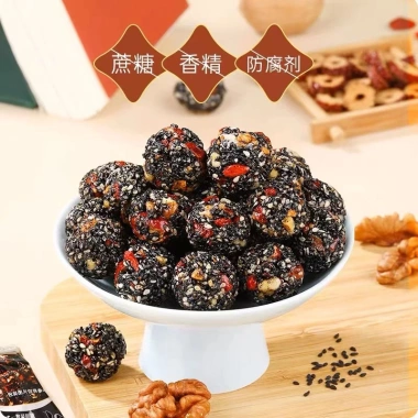 Kẹo Vừng Đen Táo Đỏ Không Đường Ăn Vặt Tốt Cho Sức Khỏe - Giảm 21% Còn 30k 3