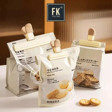 Kẹp miệng túi FEEKA lò xo mạnh, hàn túi mini tiện dụng - Bảo quản thực phẩm giá 16k