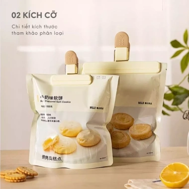 Kẹp miệng túi FEEKA lò xo mạnh, hàn túi mini tiện dụng - Bảo quản thực phẩm giá 16k 2 Kẹp miệng túi FEEKA lò xo mạnh, hàn túi mini tiện dụng - Bảo quản thực phẩm giá 16k 2