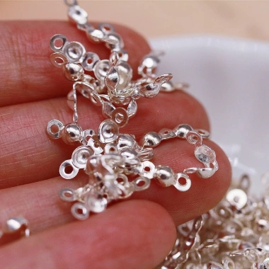 Kẹp Vỏ Sò Bạc S925 HTJEWELRY - Giảm 20% Chỉ 32.000đ, Làm Handmade Dễ Dàng PH932 3