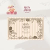 Khăn Len Valentine Mon Amor Giảm 20% - Quà Tặng Người Yêu, Bạn Gái, Gia Đình Ấm Áp chỉ 160k 2