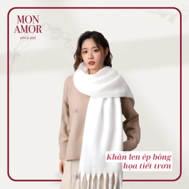 Khăn Len Valentine Mon Amor Giảm 20% - Quà Tặng Người Yêu, Bạn Gái, Gia Đình Ấm Áp chỉ 160k 5 Khăn Len Valentine Mon Amor Giảm 20% - Quà Tặng Người Yêu, Bạn Gái, Gia Đình Ấm Áp chỉ 160k 5
