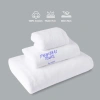 Khăn Trắng Khách Sạn 3in1 Bông Cotton Mịn - Rửa Mặt, Lau Tóc, Tắm Giá Rẻ Chỉ 105k