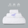 Khăn Trắng Khách Sạn 3in1 Bông Cotton Mịn - Rửa Mặt, Lau Tóc, Tắm Giá Rẻ Chỉ 105k 2
