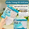 Khẩu trang 5D UNICARE 3 lớp – Hộp 50, chống bụi, kháng khuẩn, UV, 6 màu thời trang 2