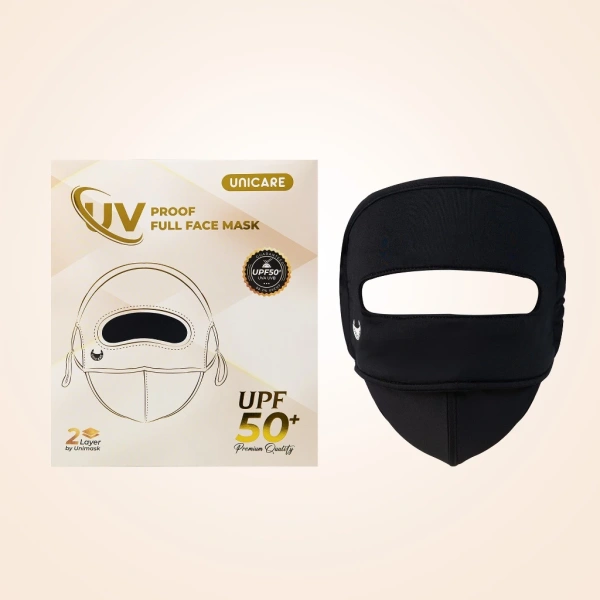 Cách chọn khẩu trang full mặt Unicare chống UV UPF50+ cho da nhạy cảm