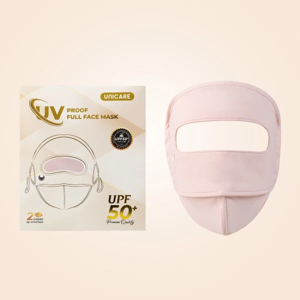 Hình ảnh sản phẩm Khẩu Trang Full Mặt Unicare Chống UV UPF50+ Che Toàn Mặt, Chống Nắng Vượt Trội