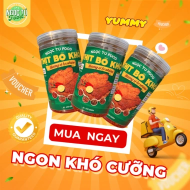 Khô Bò Ngọc Tú 500g - Thịt Bò Khô Cao Cấp, Giá Sốc 250.000₫ (Giảm từ 315.000₫) 9