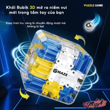Khối Rubik Xoay 3D Mê Cung - Đồ Chơi Trí Tuệ, Rubik 3x3 Phát Triển Tư Duy Giảm Giá 89k