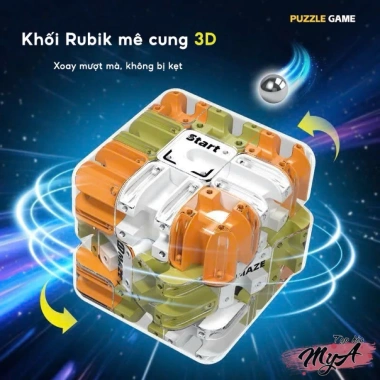 Khối Rubik Xoay 3D Mê Cung - Đồ Chơi Trí Tuệ, Rubik 3x3 Phát Triển Tư Duy Giảm Giá 89k