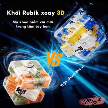 Khối Rubik Xoay 3D Mê Cung - Đồ Chơi Trí Tuệ, Rubik 3x3 Phát Triển Tư Duy Giảm Giá 89k