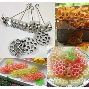 Khuôn Bánh Tôm Hồ Tây Nhôm INOX An Toàn Chiên Bánh Khoai Ngô Giá Rẻ 18K 6
