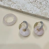 Khuyên tai đá thạch anh tự nhiên Maya Vu - thiết kế tinh tế, giá ưu đãi 290k 2