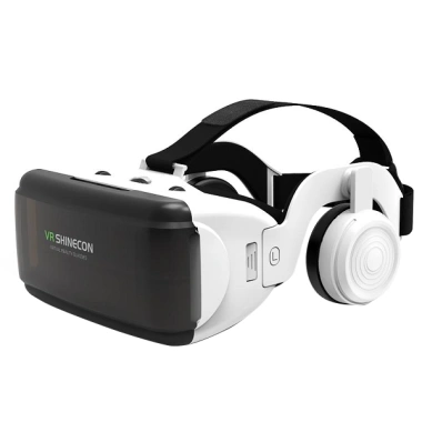 ✨Kính VR 3D Kính Thực Tế Ảo VR Mũ Bảo Hiểm Đầu Treo Phim 3D VR Tay Cầm Chơi Game Apple Android Đa Năng 25.7,4 2