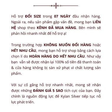 KL2.106 Dây Chuyền Bạc Nữ Double Circle Vòng Tròn Kép Full Baguette Cut by Kylan Silver 8