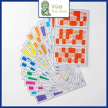 [LHT] Lô Tô Cao Cấp Liên Hiệp Thành Bản Xịn 32 Lá Giấy Dò Số Lượng Gấp Đôi Cờ Loto Đồ Chơi Trẻ Em 4