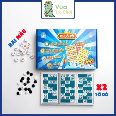 [LHT] Lô Tô Cao Cấp Liên Hiệp Thành Bản Xịn 32 Lá Giấy Dò Số Lượng Gấp Đôi Cờ Loto Đồ Chơi Trẻ Em 10
