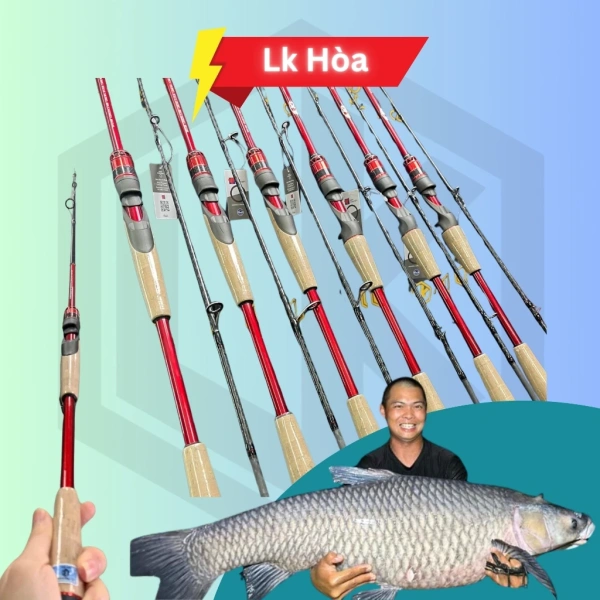 Hình ảnh sản phẩm [LK HÒA] CẦN CÂU CHUYÊN LURE LK HÒA, CẦN LURE LK