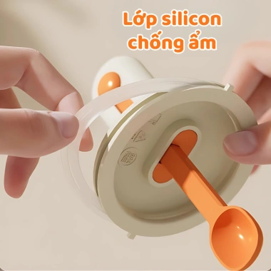 Lọ Đựng Gia Vị Thủy Tinh Kèm Thìa Điều Chỉnh Tiện Lợi, Hũ Đựng Gia Vị, Hạt Nêm