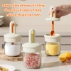 Lọ Đựng Gia Vị Thủy Tinh Kèm Thìa Điều Chỉnh Tiện Lợi, Hũ Đựng Gia Vị, Hạt Nêm 6